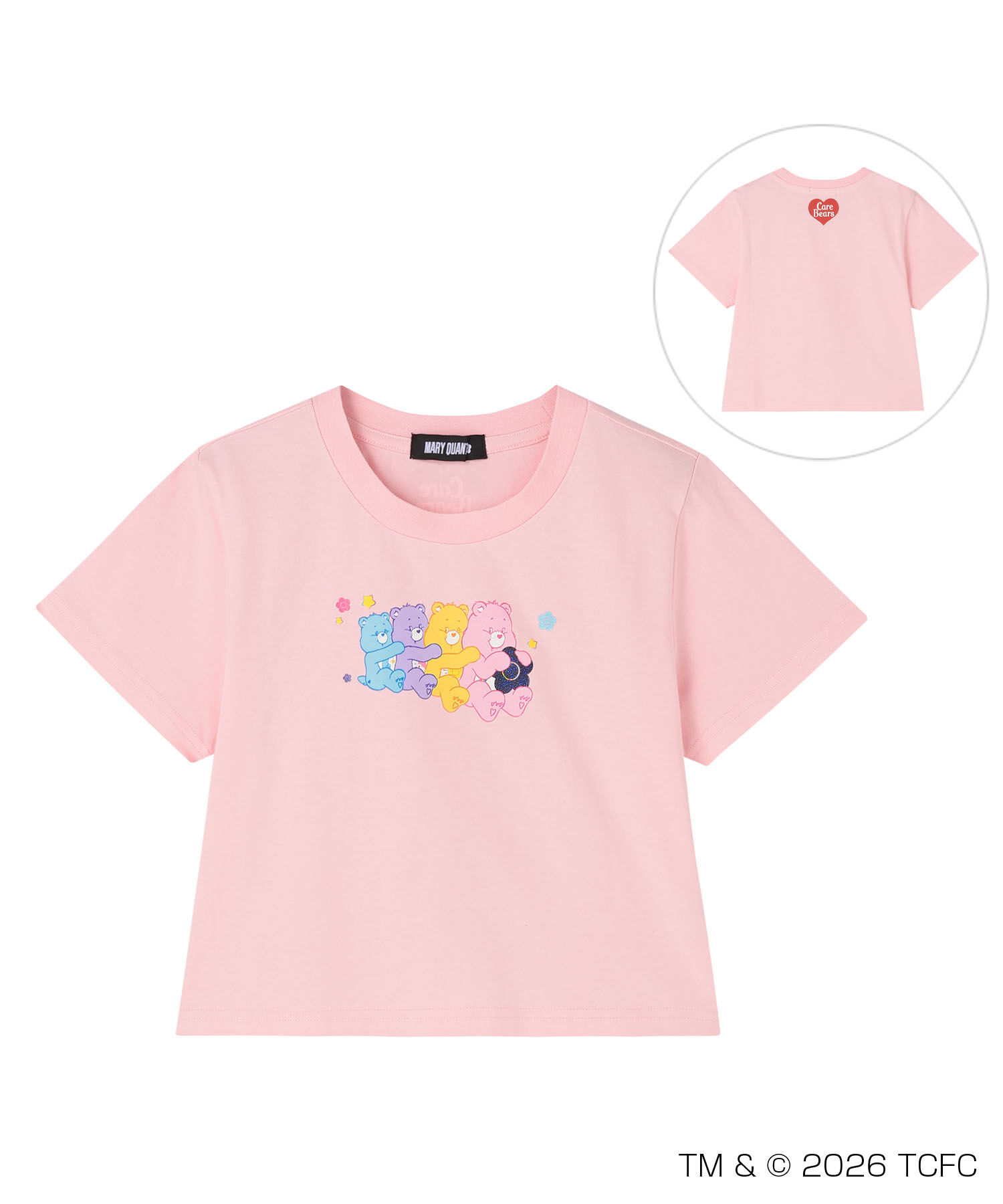 MARY QUANT「Care Bears(TM) クロップド Tシャツ」|Tシャツ・カットソー|