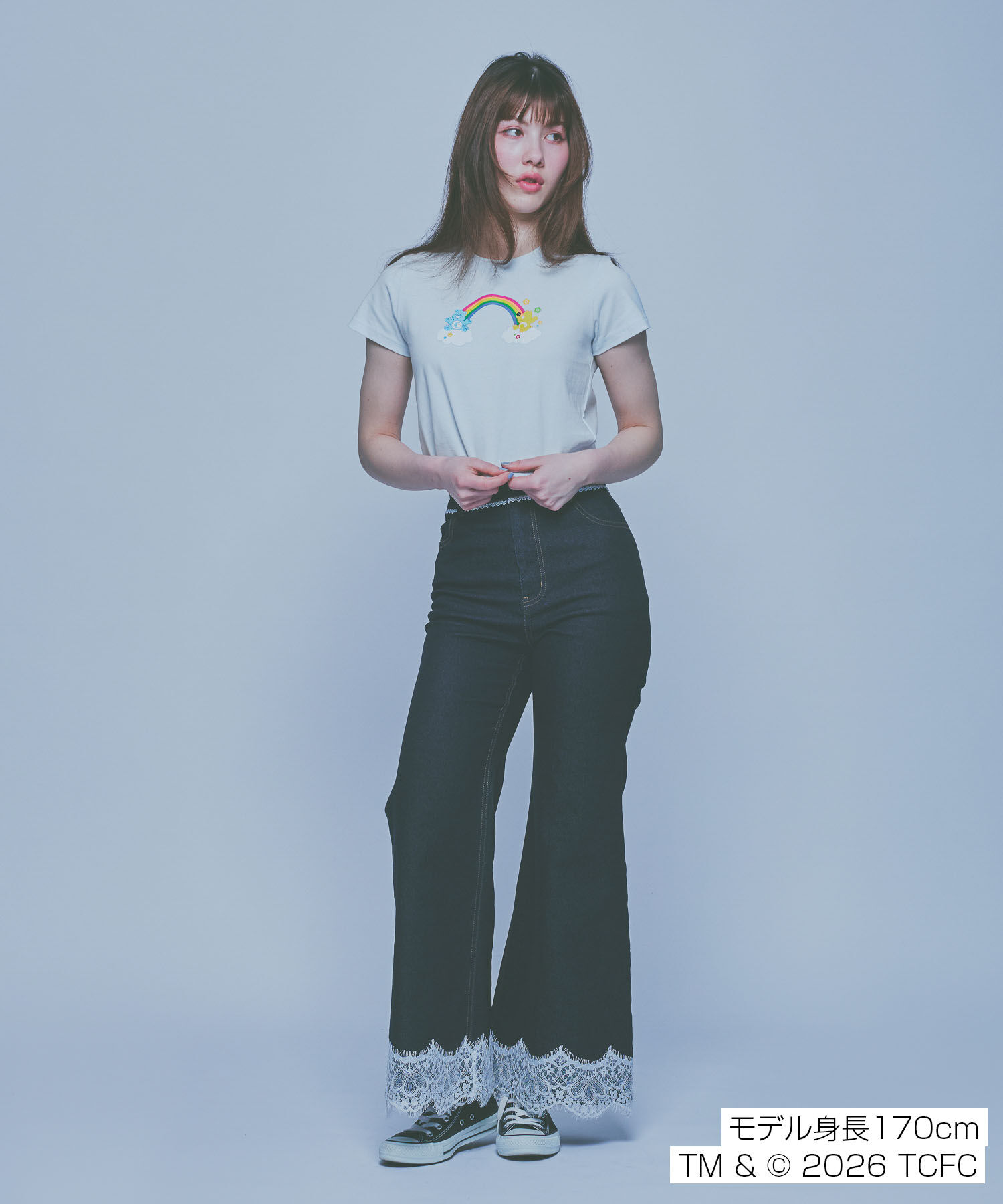 MARY QUANT「Care Bears(TM) クロップド Tシャツ」|Tシャツ・カットソー|