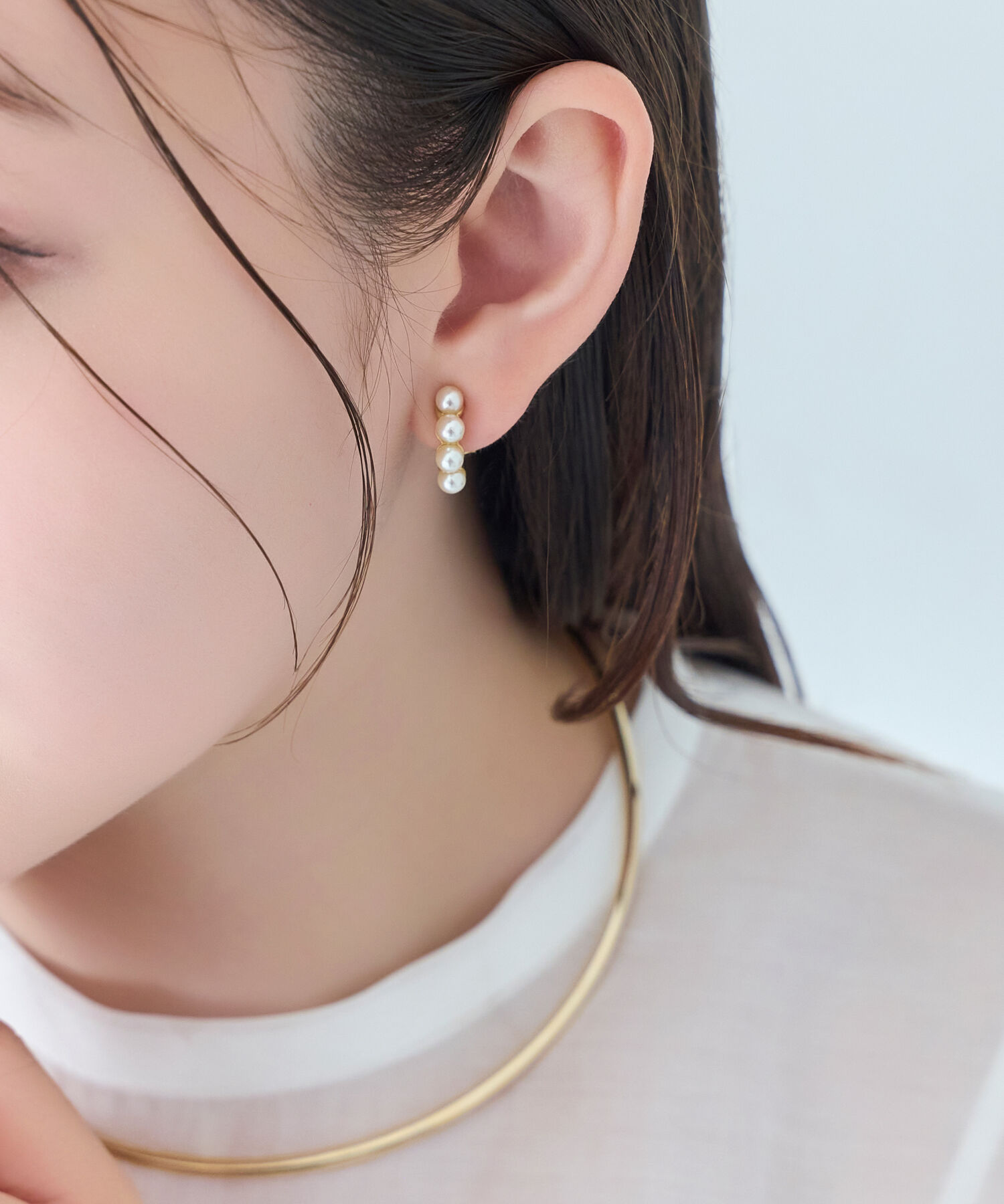 Phoebe「【シリーズ累計販売15000点突破！】【痛くないシリーズ】≪雑誌掲載≫ノーブルパールエアリーイヤリング」|イヤリング|