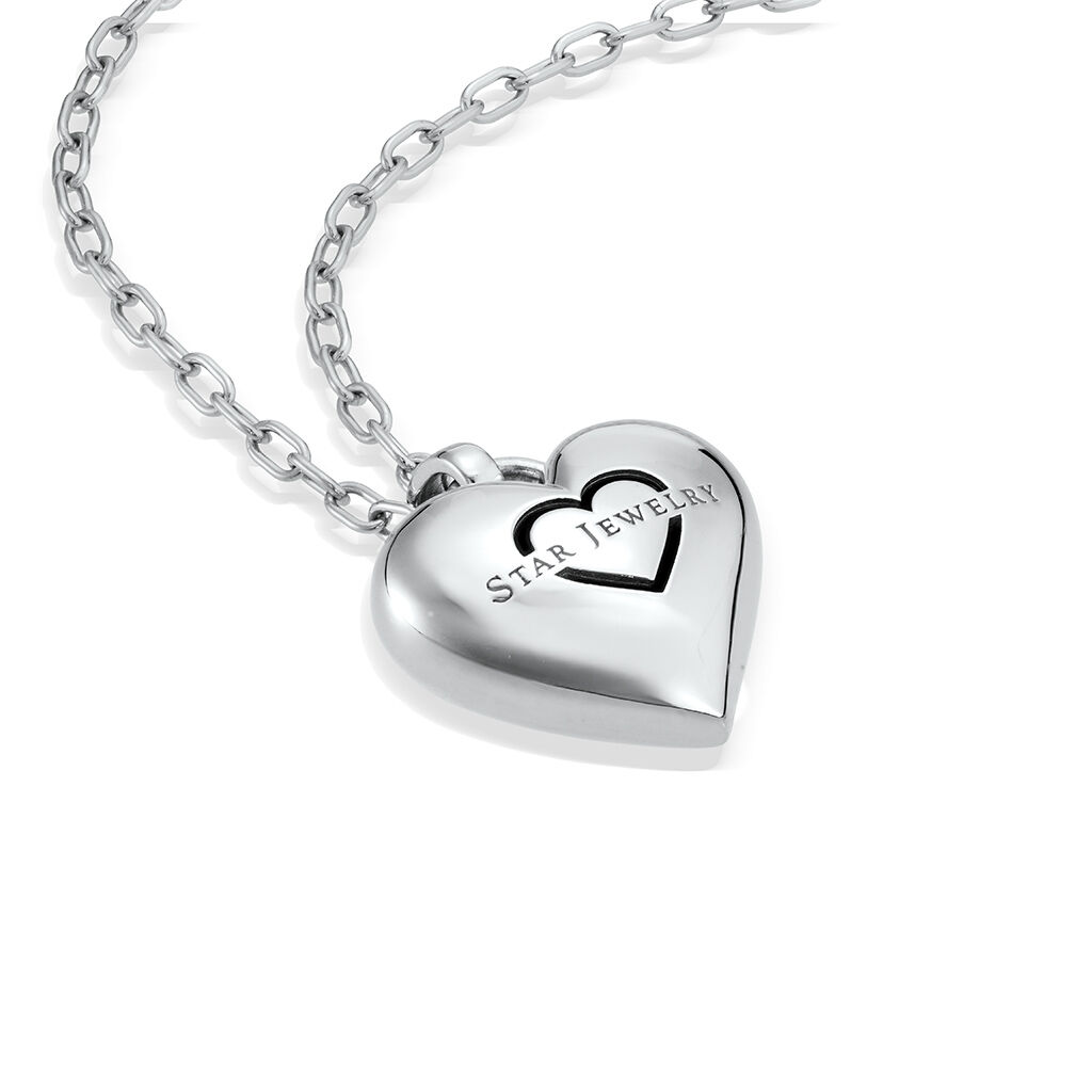 STAR JEWELRY「【80周年限定商品】 PUFFY HEART」|ネックレス|