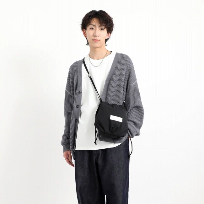 Manhattan Portage「Rose Hill Drawstring Bag Padded Polyester Poplin」|ショルダー・メッセンジャー|BLK