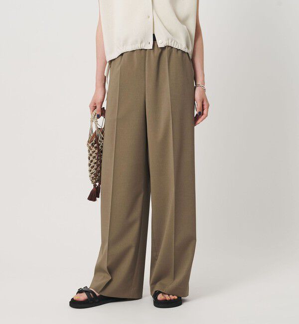BEAUTY&YOUTH UNITED ARROWS「ゴムギャザー ワイドパンツ ウォッシャブル 防シワ」|その他|