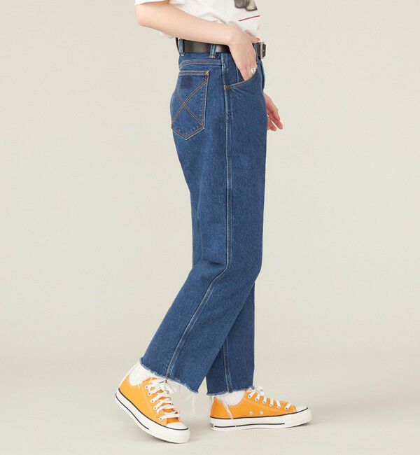 SHIPS for women「SHIPS NINE CASE:〈手洗い可能〉カットオフ デニム◇」|デニム|