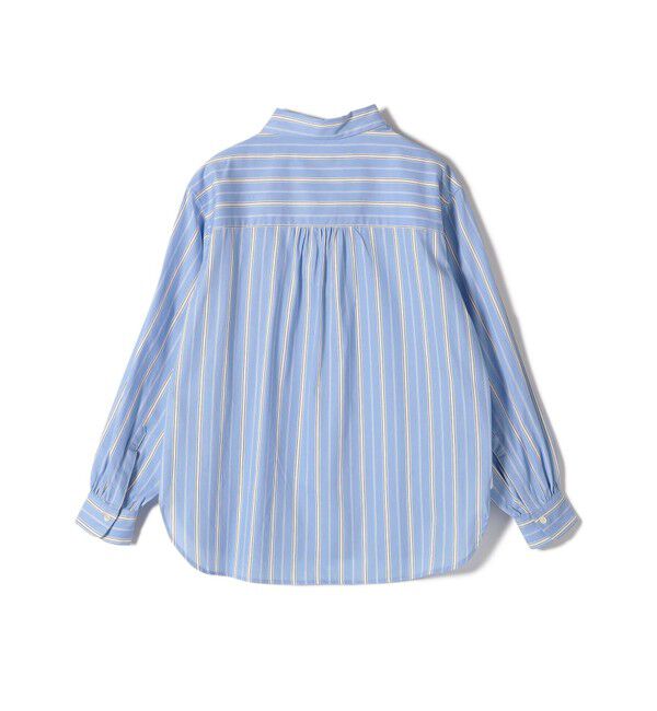 SHIPS for women「SHIPS Primary Navy Label:〈手洗い可能〉SOMELOS ストライプ シャツ」|シャツ・ブラウス|