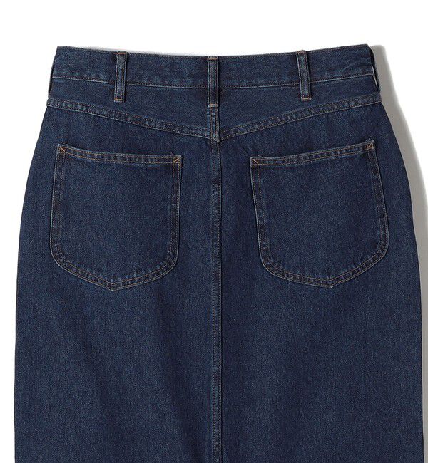 SHIPS for women「SHIPS Primary Navy Label:ワンウォッシュ 5ポケット デニム スカート」|スカート|