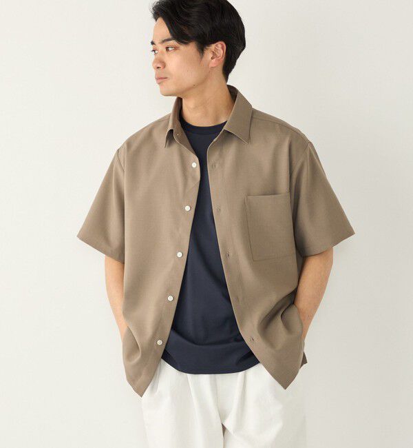 SHIPS Colors 「SHIPS Colors:〈吸水速乾・洗濯機可能〉2WAY ストレッチ ボックス シャツ◇」|シャツ・ブラウス|
