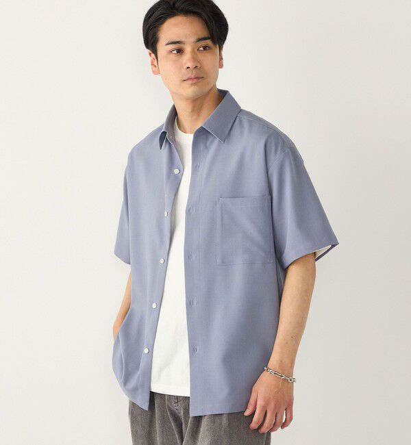 SHIPS Colors 「SHIPS Colors:〈吸水速乾・洗濯機可能〉2WAY ストレッチ ボックス シャツ◇」|シャツ・ブラウス|