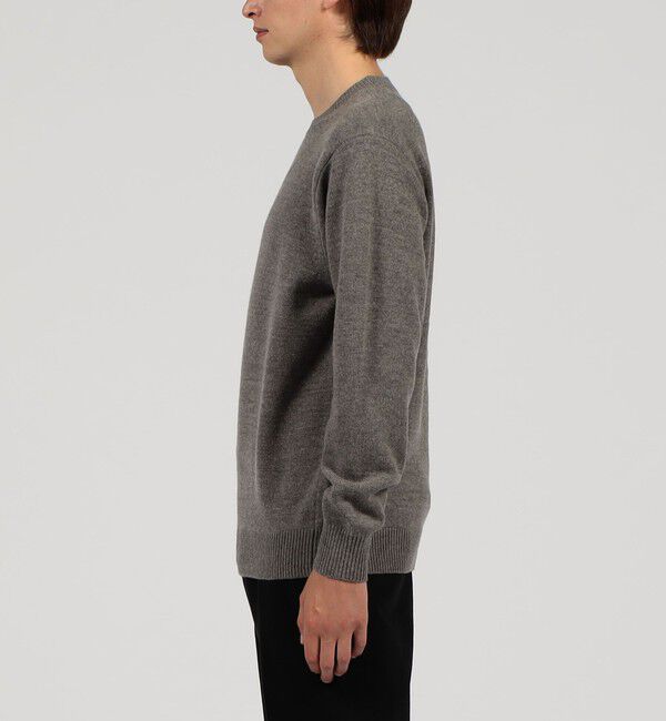 TOMORROWLAND MENS「TOMORROWLAND tricot スーパーファインラムウール クルーネックプルオーバー」|ニット・セーター|