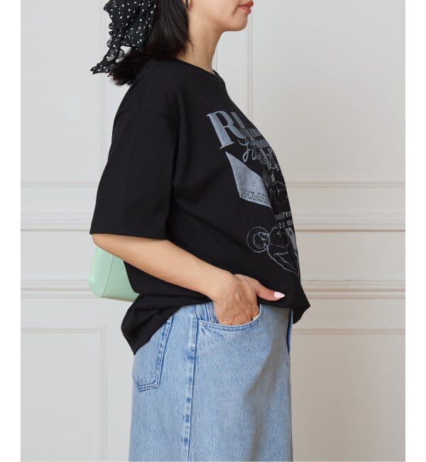 IENA LA BOUCLE「PHOTOCOPIEU フォトコピュー  PRINT T-SHIRT "RETOUCHERIE" JIMMY/ 261JIM」|Tシャツ・カットソー|