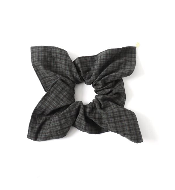 IENA「BLACK チェックシュシュ」|その他|
