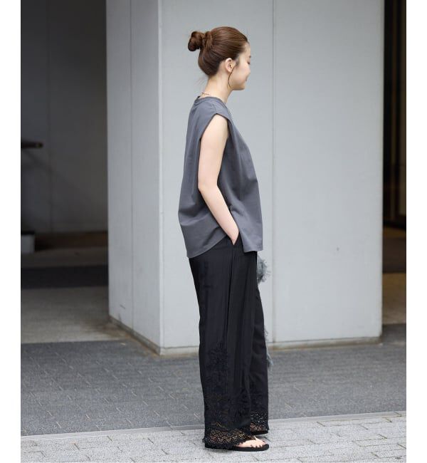 IENA「《追加予約》カットワークレースパンツ」|その他|