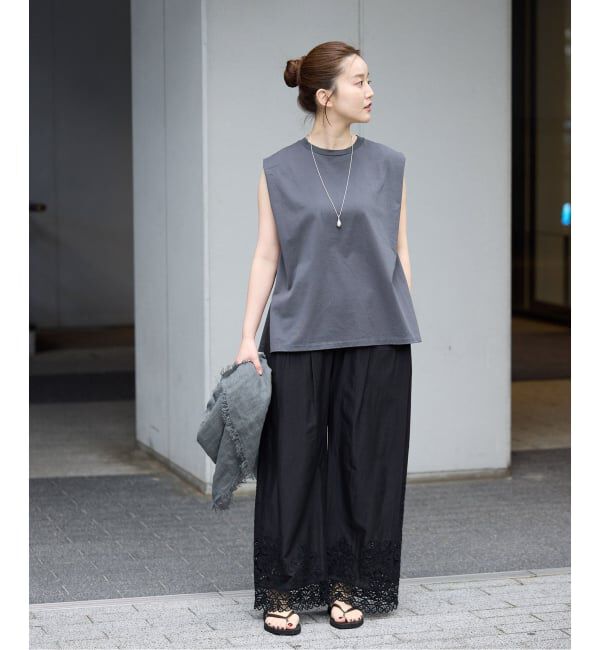 IENA「《追加予約》カットワークレースパンツ」|その他|