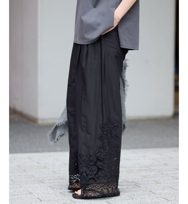 IENA「《追加予約》カットワークレースパンツ」|その他|