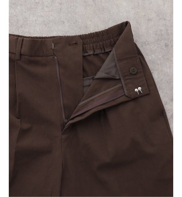 IENA「《一部カラー店舗限定》ウォッシャブルコットンサブレイージースラックス」|スラックス|