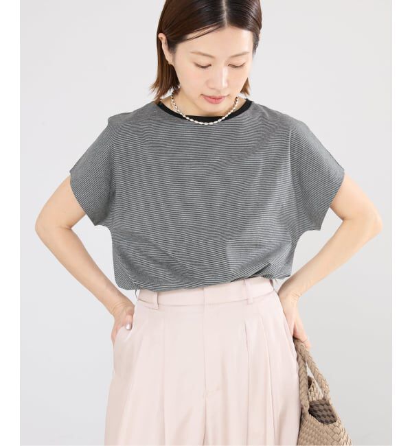 IENA「ATON/エイトン SUVIN 60/2 CAP SLEEVE Tシャツ」|Tシャツ・カットソー|