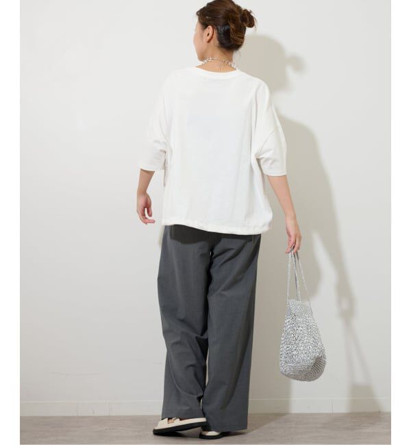 JOURNAL STANDARD relume「《追加3》ギャザーヘムショートスリーブTシャツ」|Tシャツ・カットソー|