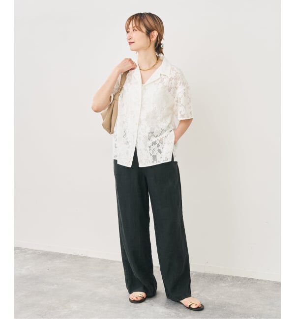 Spick and Span「TICCA / ティッカ リネンガーメントダイパンツ」|その他|