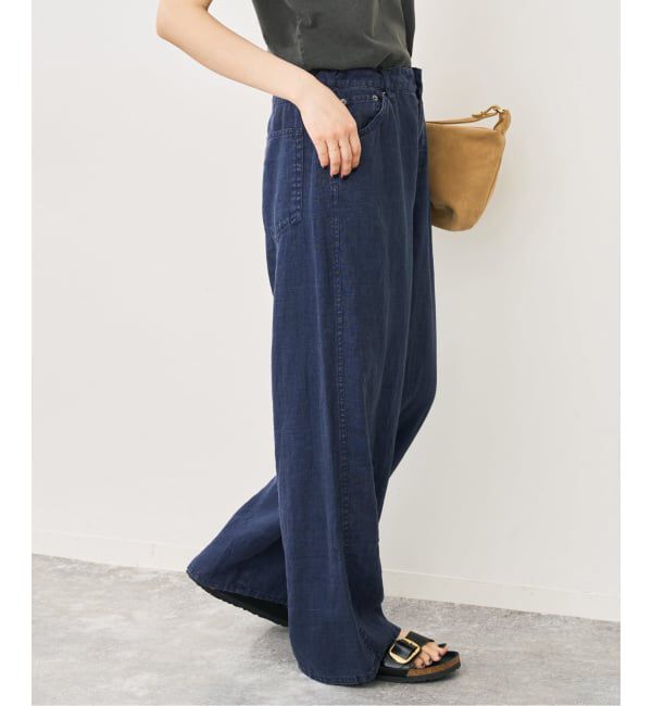 Spick and Span「TICCA / ティッカ リネンガーメントダイパンツ」|その他|