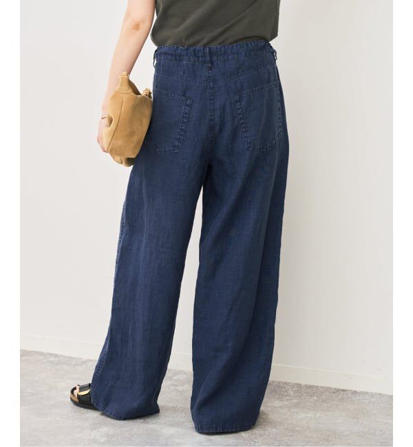 Spick and Span「TICCA / ティッカ リネンガーメントダイパンツ」|その他|