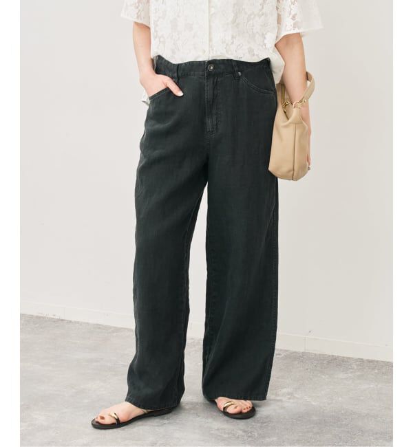 Spick and Span「TICCA / ティッカ リネンガーメントダイパンツ」|その他|