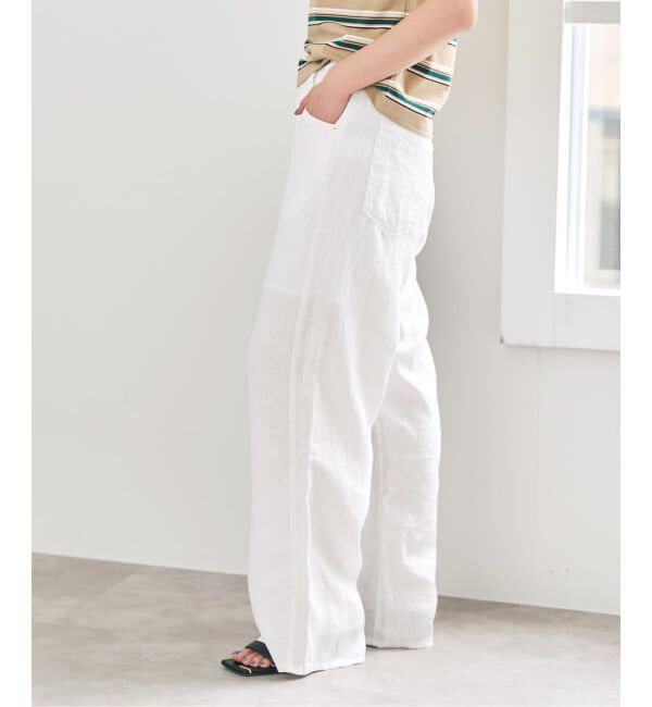 Spick and Span「TICCA / ティッカ リネンガーメントダイパンツ」|その他|