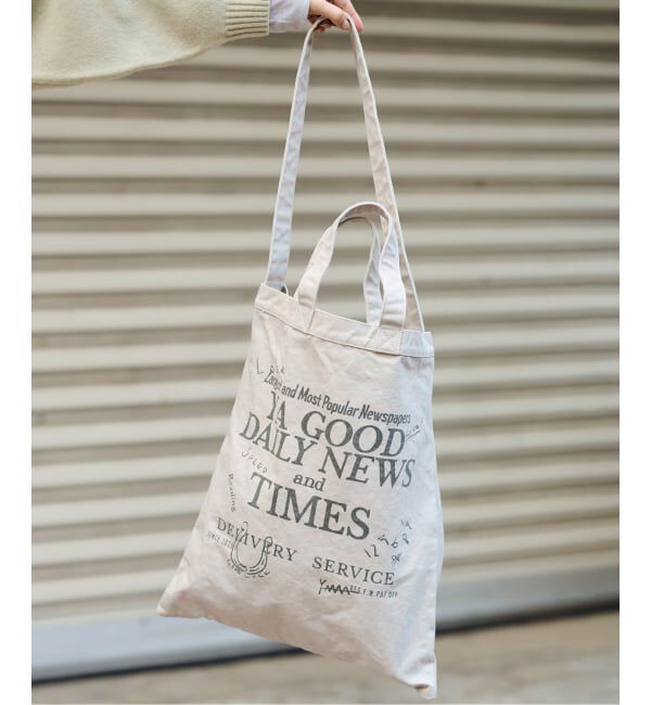FRAMeWORK「≪WEB限定 / 追加予約≫YA GOOD IDEAS YA GOOD DAILY NEWS TIMES 2」|トートバッグ|