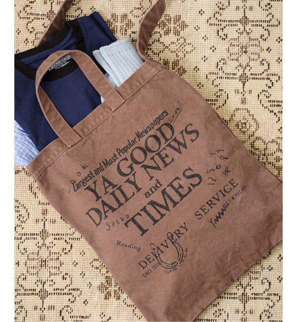 FRAMeWORK「≪WEB限定 / 追加予約≫YA GOOD IDEAS YA GOOD DAILY NEWS TIMES 2」|トートバッグ|