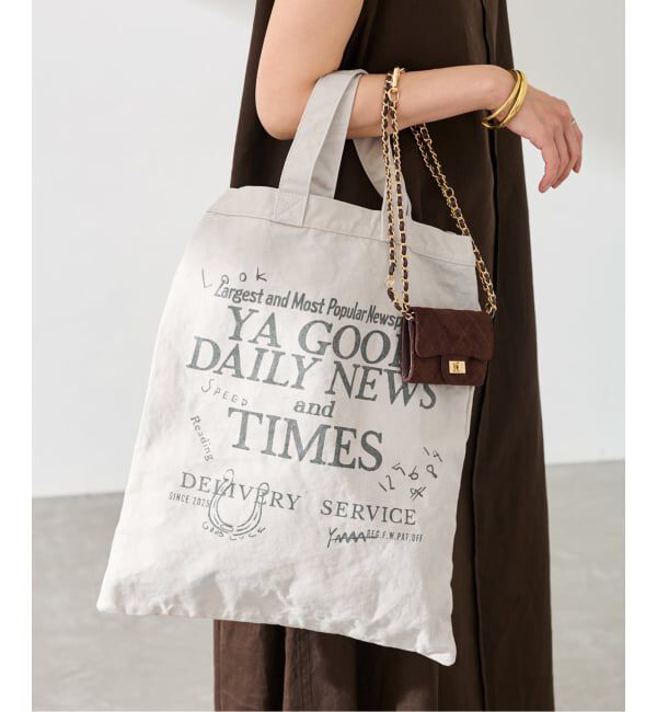 FRAMeWORK「≪WEB限定 / 追加予約≫YA GOOD IDEAS YA GOOD DAILY NEWS TIMES 2」|トートバッグ|