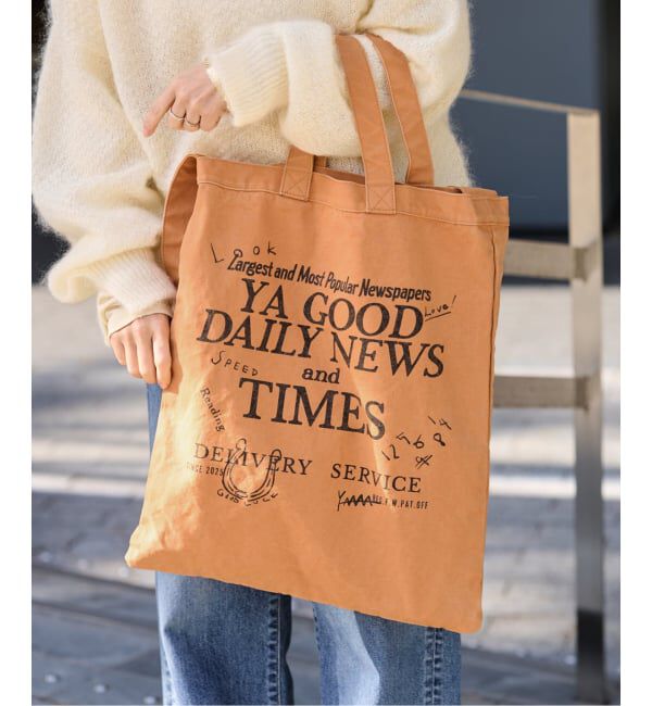 FRAMeWORK「≪WEB限定 / 追加予約≫YA GOOD IDEAS YA GOOD DAILY NEWS TIMES 2」|トートバッグ|