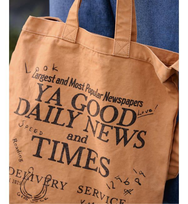 FRAMeWORK「≪WEB限定 / 追加予約≫YA GOOD IDEAS YA GOOD DAILY NEWS TIMES 2」|トートバッグ|