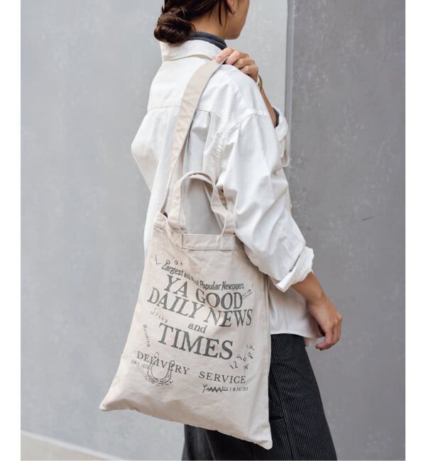 FRAMeWORK「≪WEB限定 / 追加予約≫YA GOOD IDEAS YA GOOD DAILY NEWS TIMES 2」|トートバッグ|