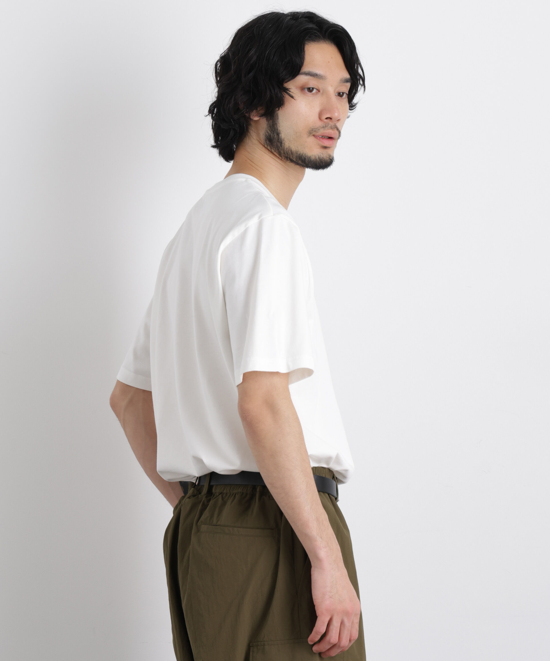 nano･universe「ナノベア Tシャツ 半袖 ベースボール」|Tシャツ・カットソー|