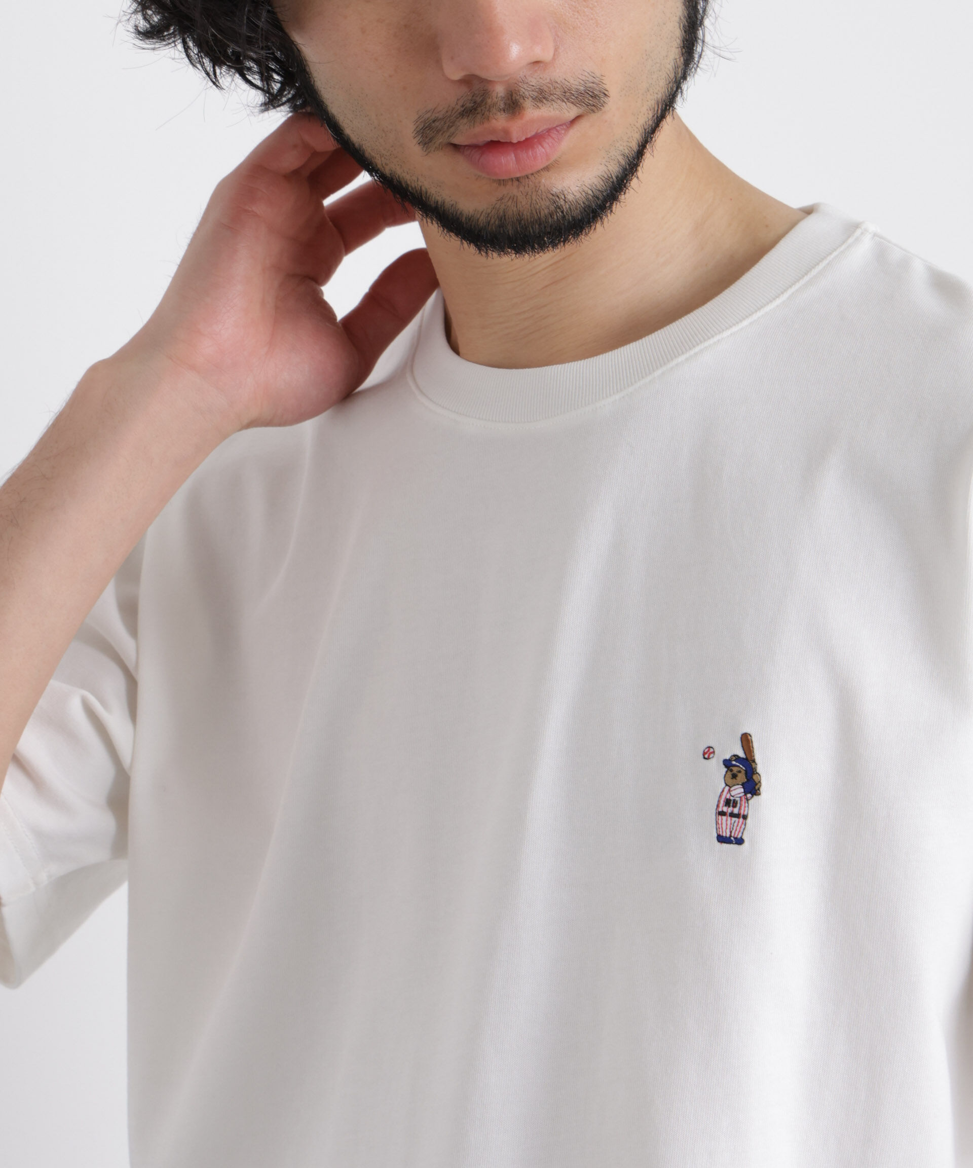 nano･universe「ナノベア Tシャツ 半袖 ベースボール」|Tシャツ・カットソー|パターン32