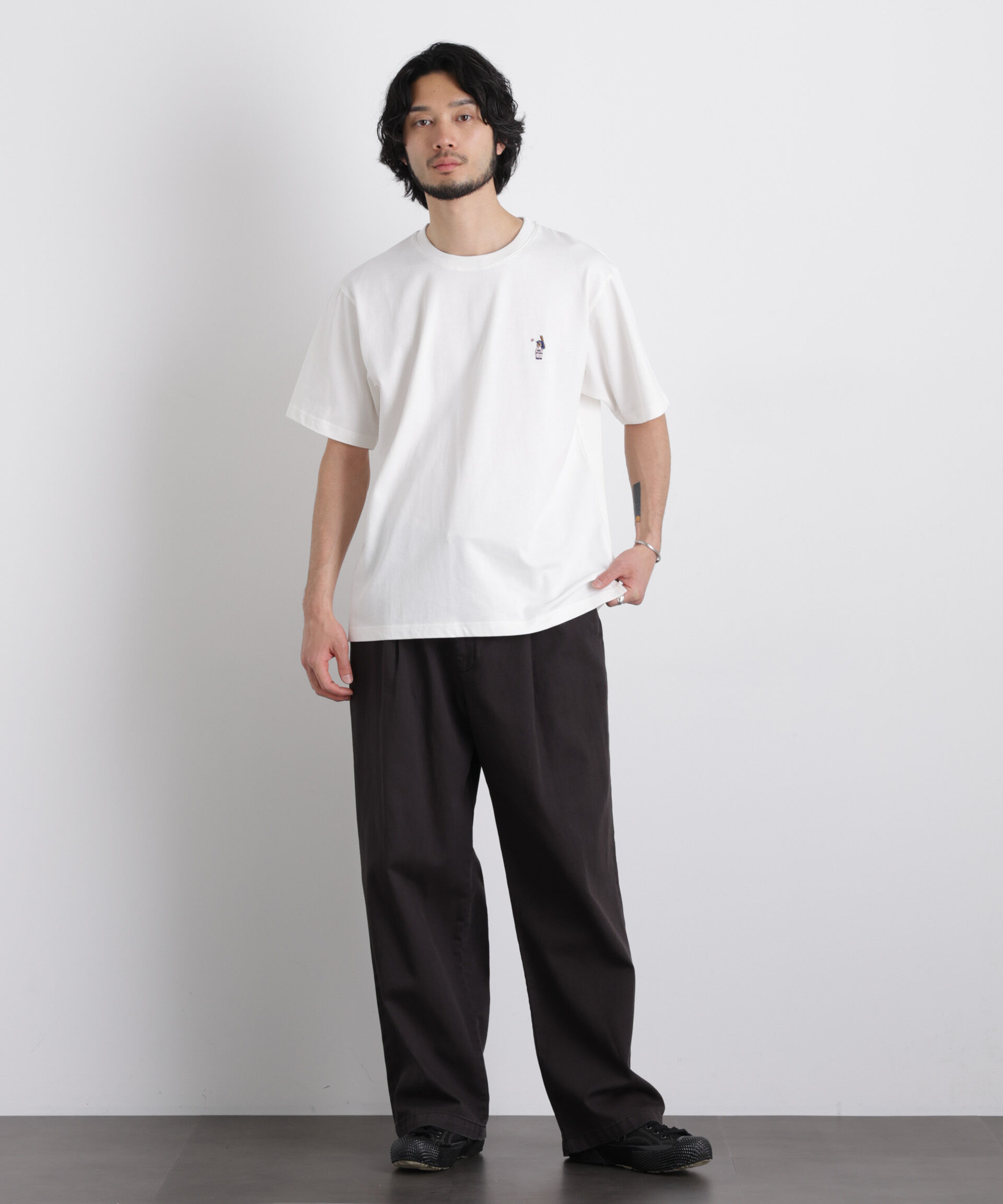 nano･universe「ナノベア Tシャツ 半袖 ベースボール」|Tシャツ・カットソー|