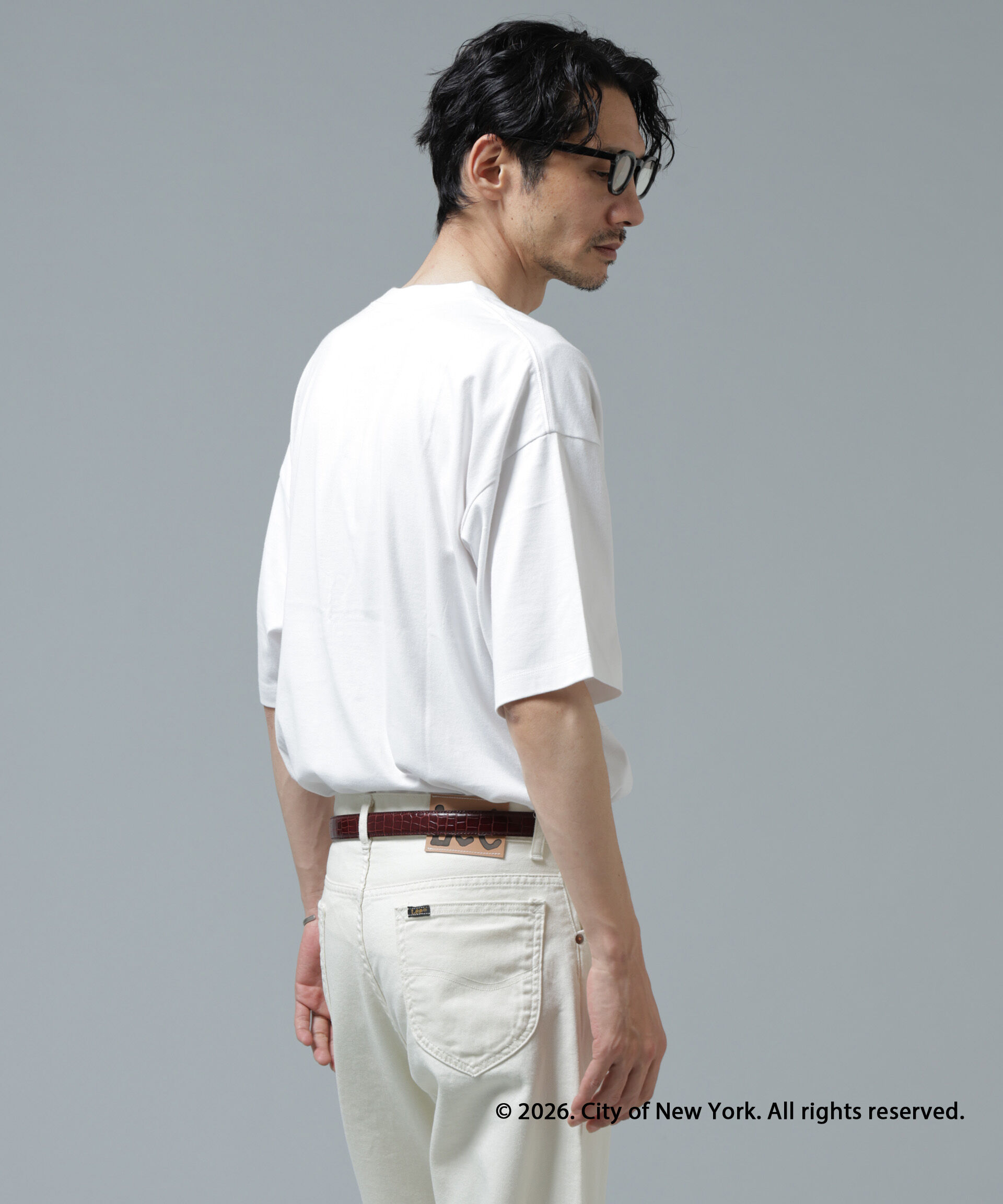 nano･universe「GOOD ROCK SPEED&times;Anti Soaked(R) 汗染み防止 NYC Tシャツ」|Tシャツ・カットソー|