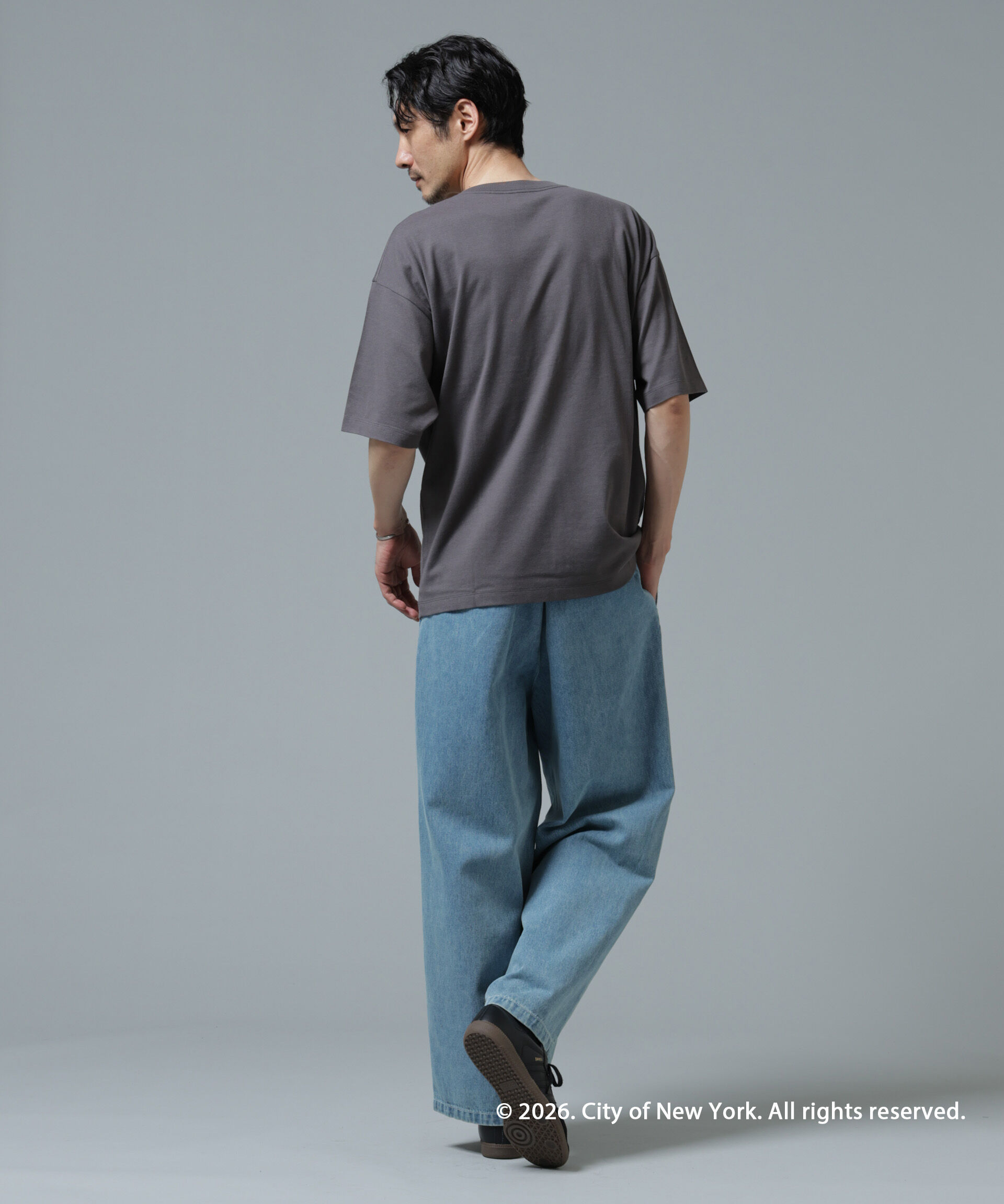 nano･universe「GOOD ROCK SPEED&times;Anti Soaked(R) 汗染み防止 NYC Tシャツ」|Tシャツ・カットソー|
