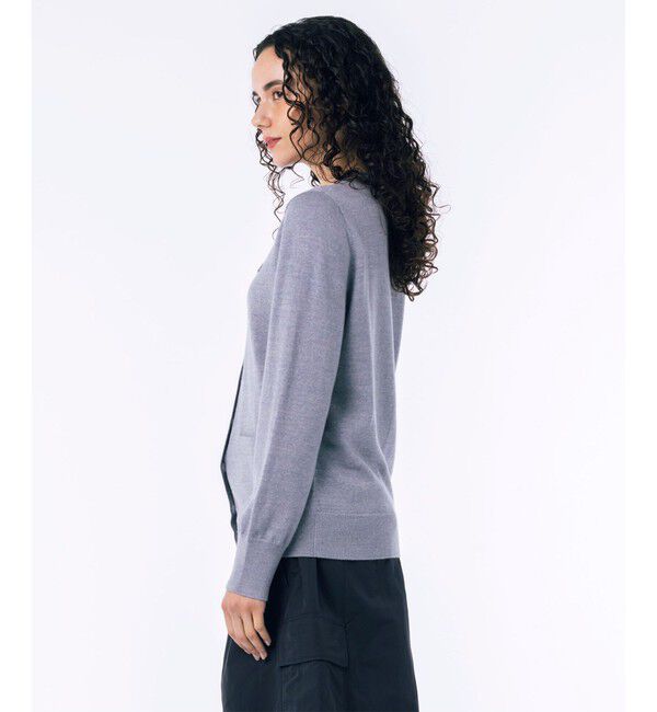 LACOSTE「ウォッシャブルウールニットカーディガン」|カーディガン|