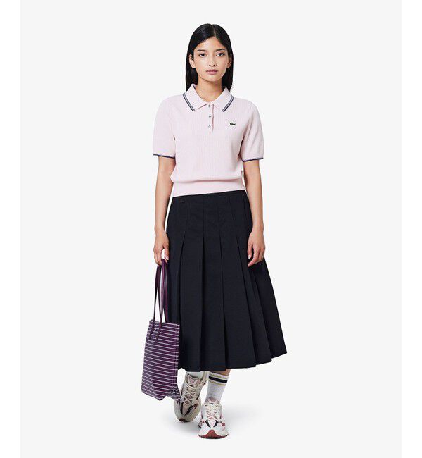 LACOSTE「コンパクトニットポロシャツ」|ポロシャツ|