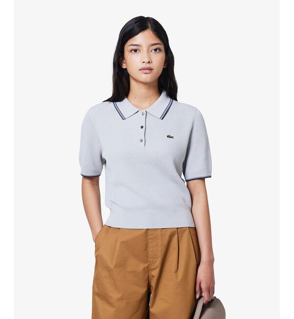 LACOSTE「コンパクトニットポロシャツ」|ポロシャツ|