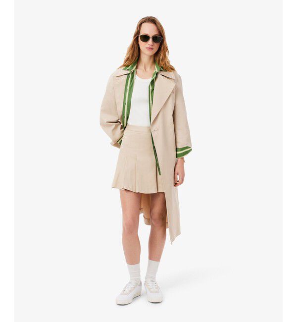 LACOSTE「ストレッチコットンプリーツスカート」|スカート|