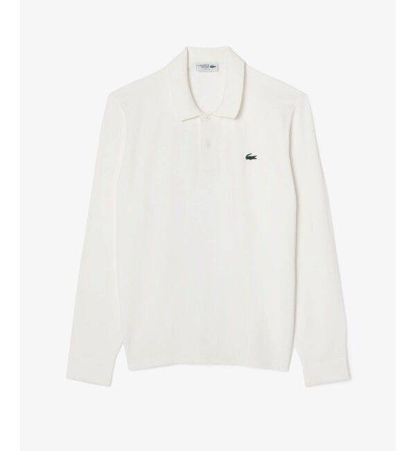 LACOSTE「ミニマルゴルフポロニットシャツ」|ニット・セーター|