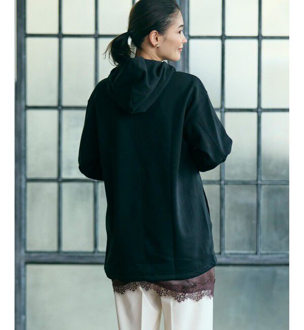 LACOSTE「裏パイルスウェットフーディー」|パーカー|