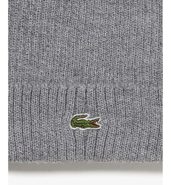 LACOSTE「ウールリブニットキャップ」|キャップ・キャスケット|