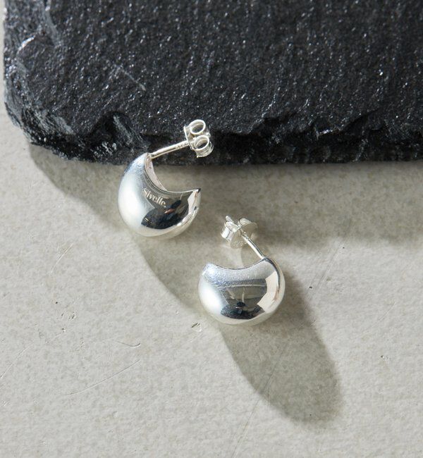  「【Sivelle./シヴェル】Silver925 セミサークルピアス」|ピアス|