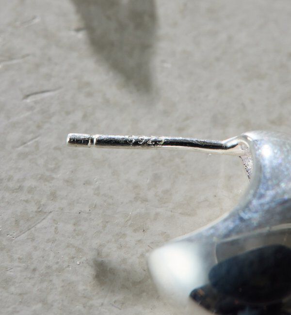  「【Sivelle./シヴェル】Silver925 セミサークルピアス」|ピアス|