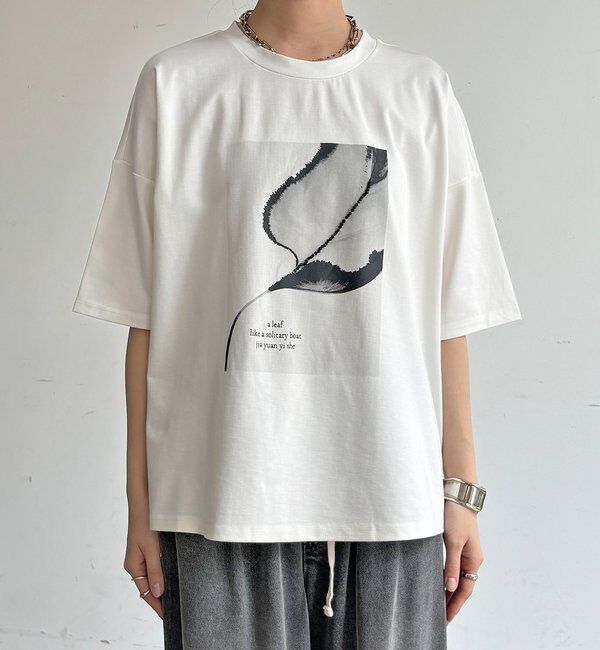  「【WEB限定】ストーンプリントトップス」|Tシャツ・カットソー|