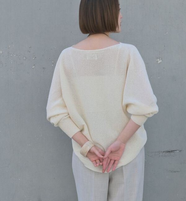 qualite「【夏まで快適に着られる】camifine ニットプルオーバー」|Tシャツ・カットソー|