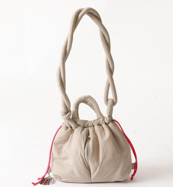 NOMINE「【cheek】puff kinchaku 2WAY tote 巾着 ショルダーバ」|ショルダー・メッセンジャー|