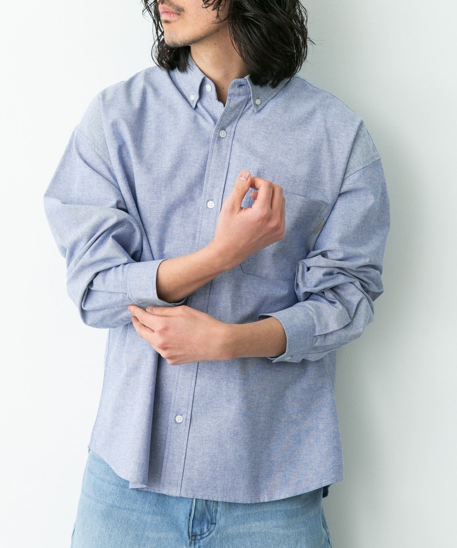 Sonny Label 「抗菌オックスボタンダウンオーバーシャツ」|シャツ・ブラウス|