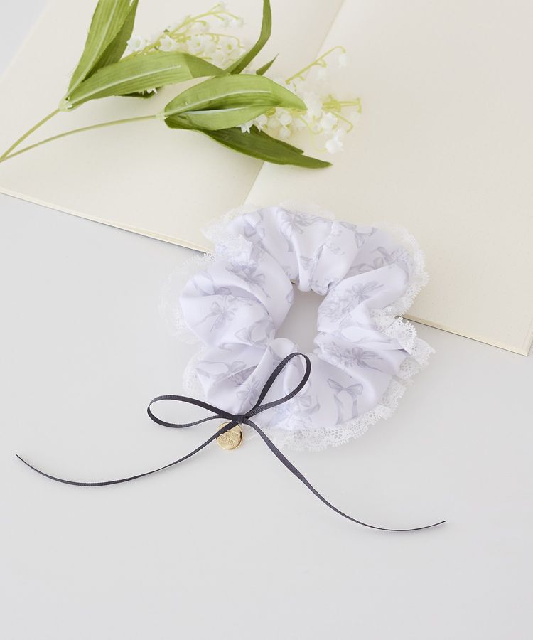 Maison de FLEUR「すずらんプリントシュシュ」|その他|